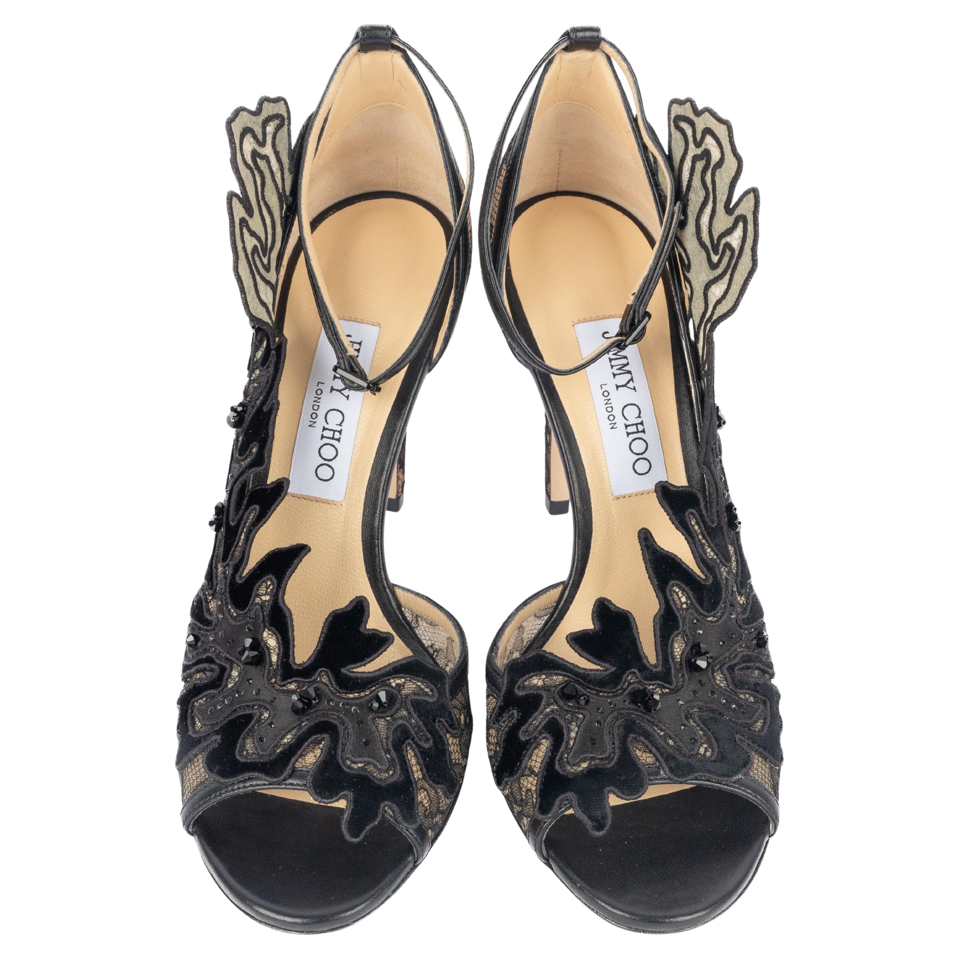 Scarpe a spillo in pizzo Jimmy Choo