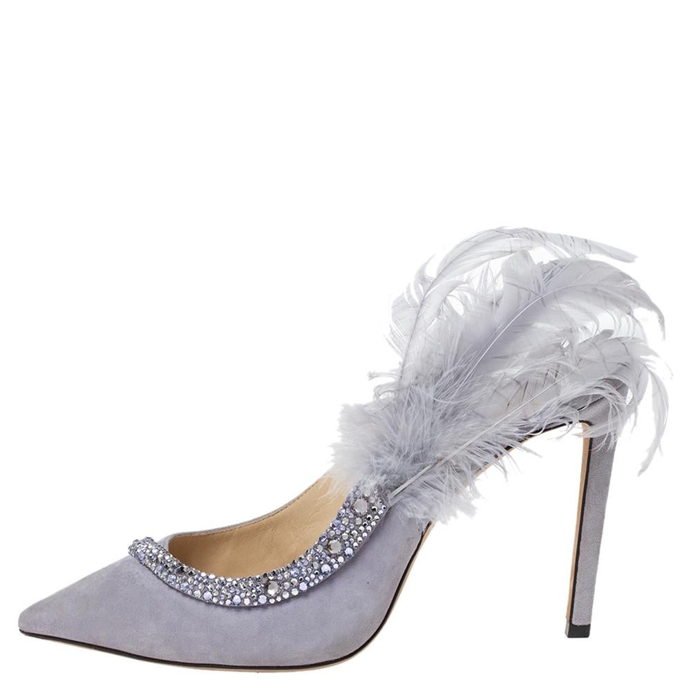 feather pumps