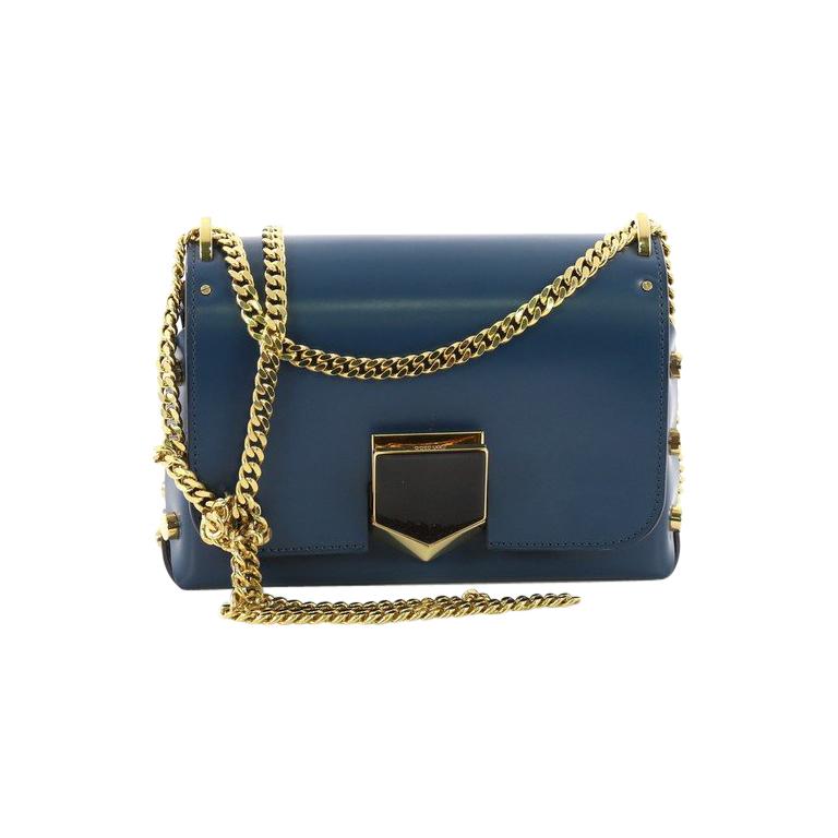 Jimmy Choo Lockett Petite Shoulder Bag Leather