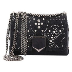 Jimmy Choo Lockett Petite Shoulder Bag Studded Leather