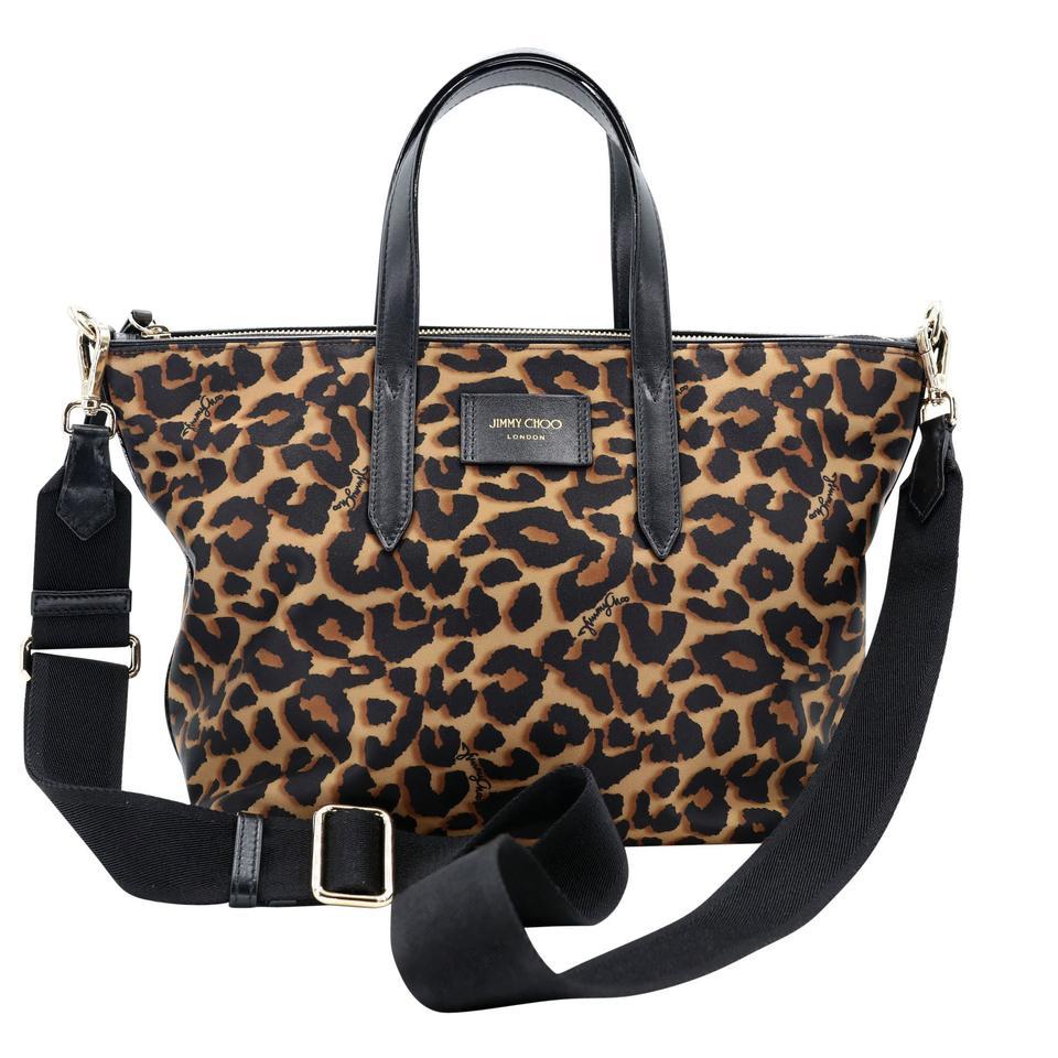 
This stunning shoulder bag from Jimmy Choo has our hearts fluttering. Crafted out of Leopard canvas print has a chic design fashion lovers can appreciate. The interior has just enough space for all of your daytime essentials. You'll be wondering