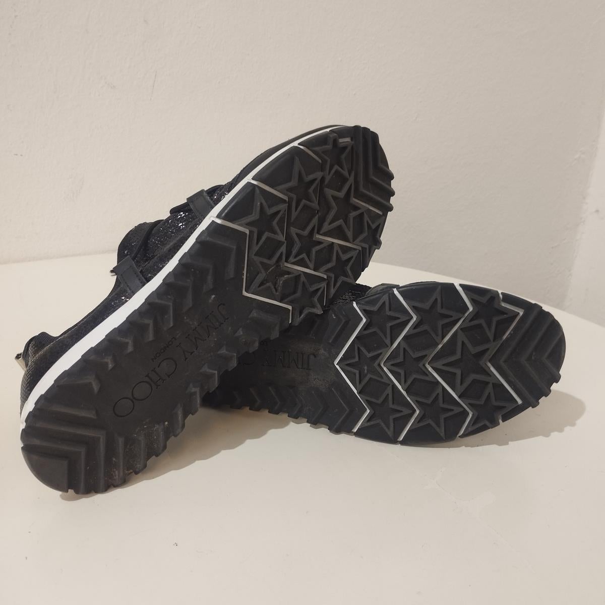 Jimmy Choo London Sequins Sneakers 39 For Sale 3