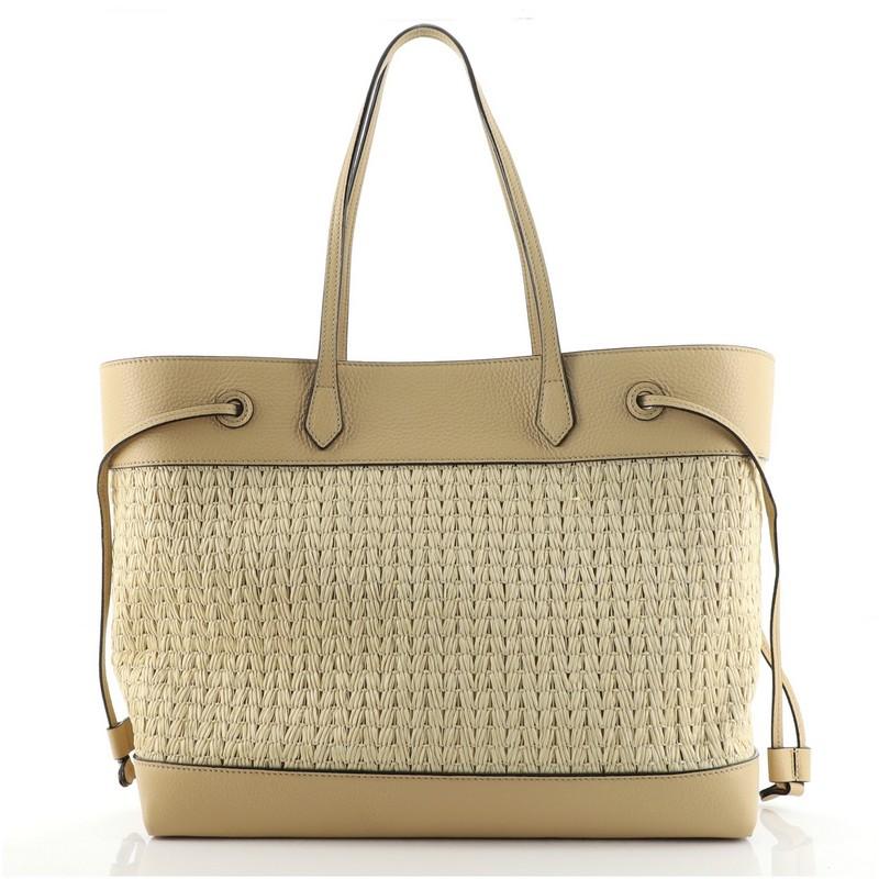 jimmy choo straw tote bag