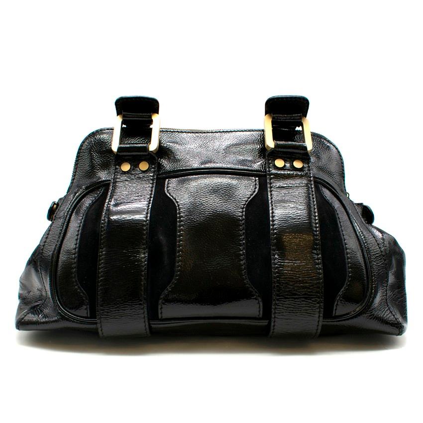 jimmy choo black leather purse