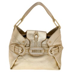Metallic Goldfarbene Tulita Hobo aus Leder von Jimmy Choo