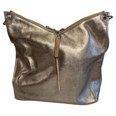 Jimmy Choo Metallic Große Hobo-Tasche