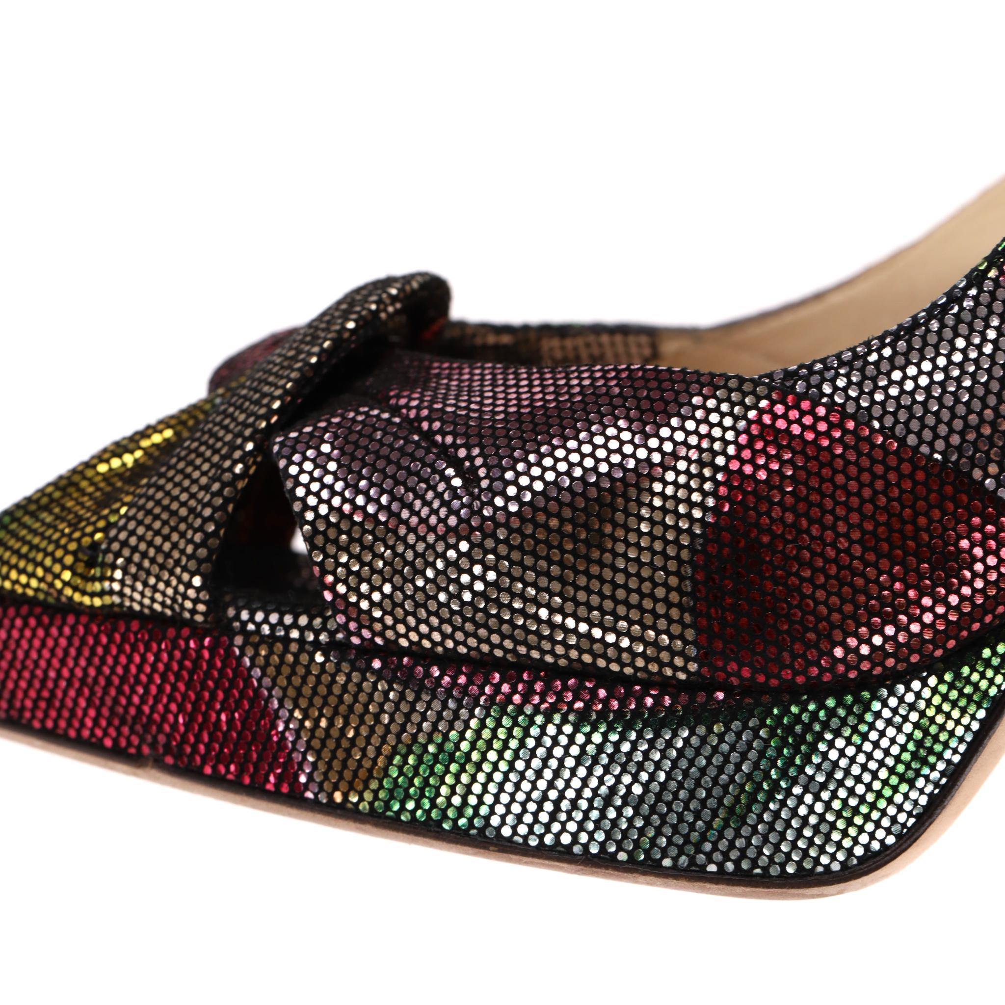 Jimmy Choo - Tacchi a spillo metallizzati in vendita 3