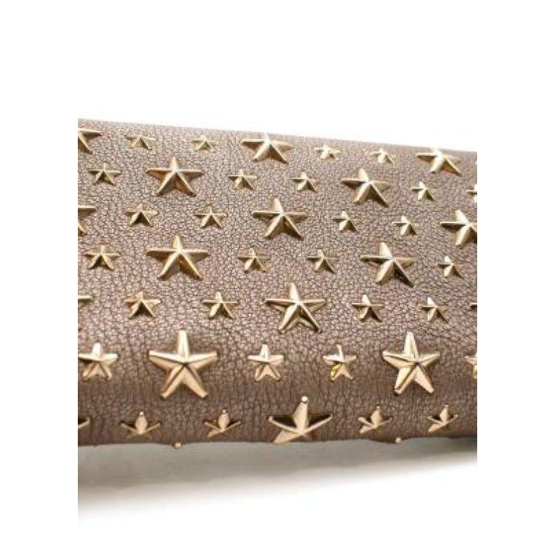 Jimmy Choo Metallic Star Studded Wallet on Chain For Sale 3