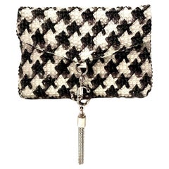 Jimmy Choo Mini Geldbörse Houndstooth Tasche