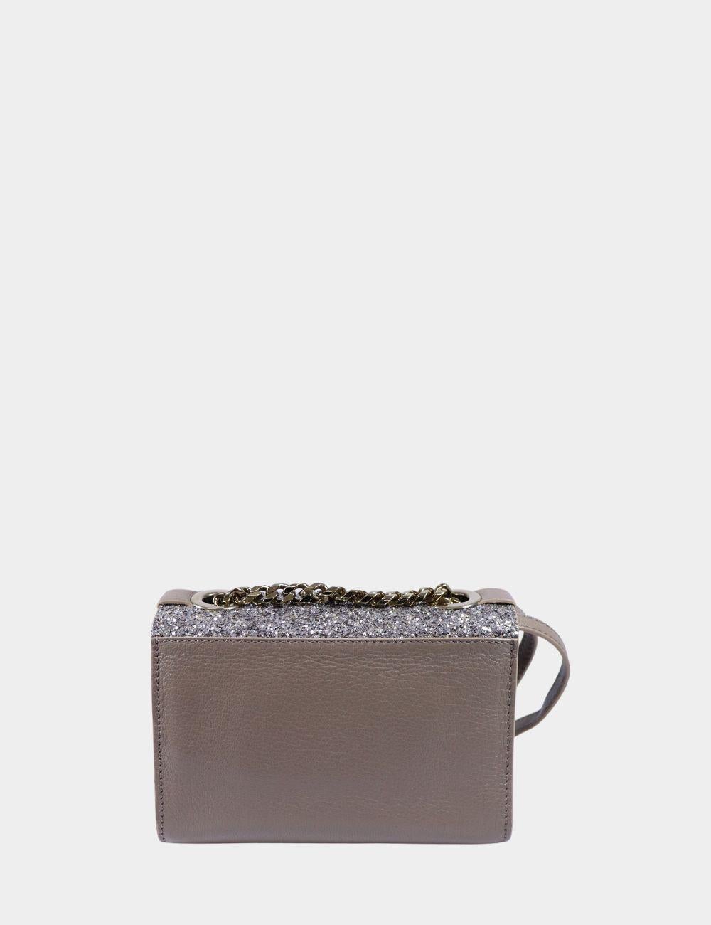 Gray Jimmy Choo Mini Rebel Crossbody Bag