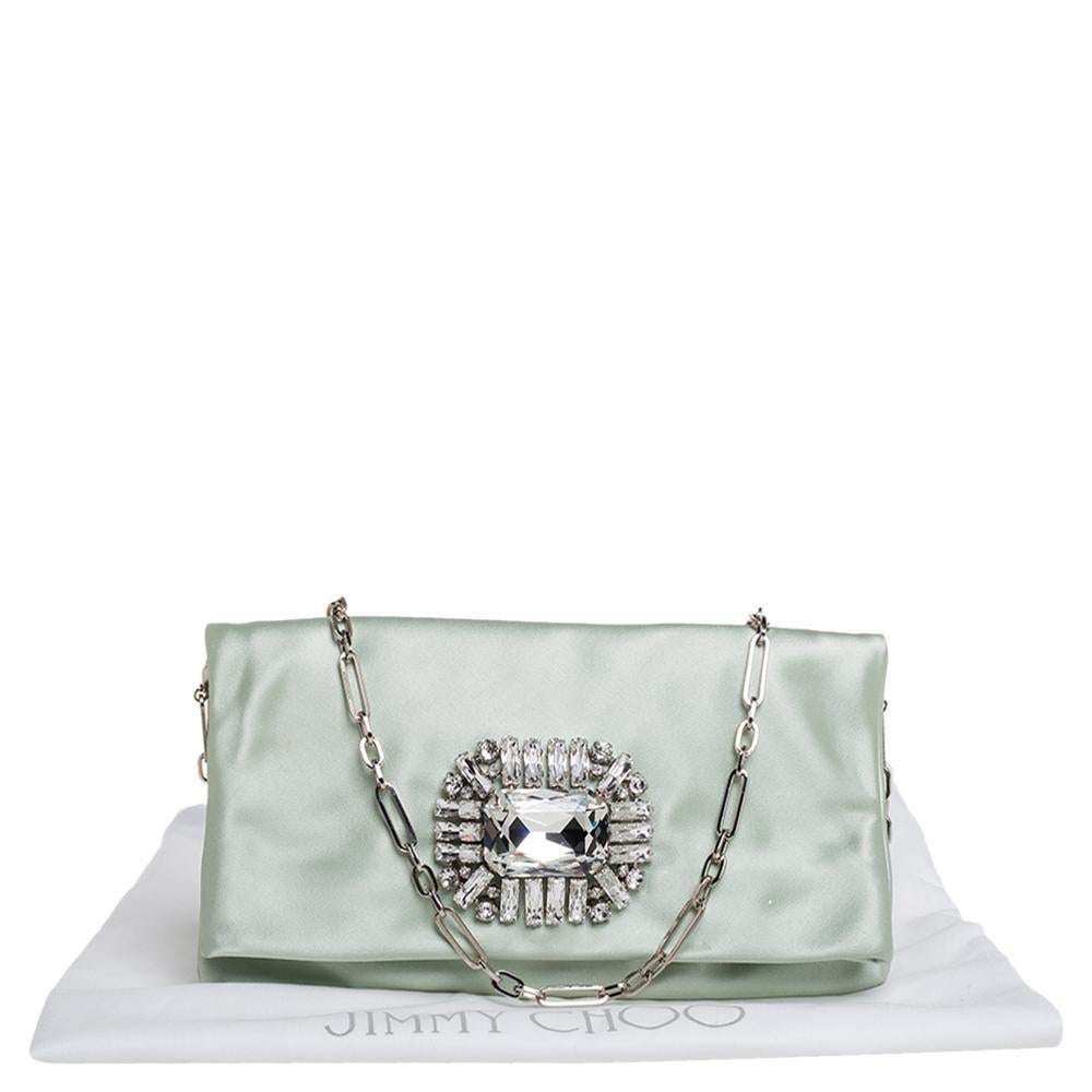 mint green clutch purse