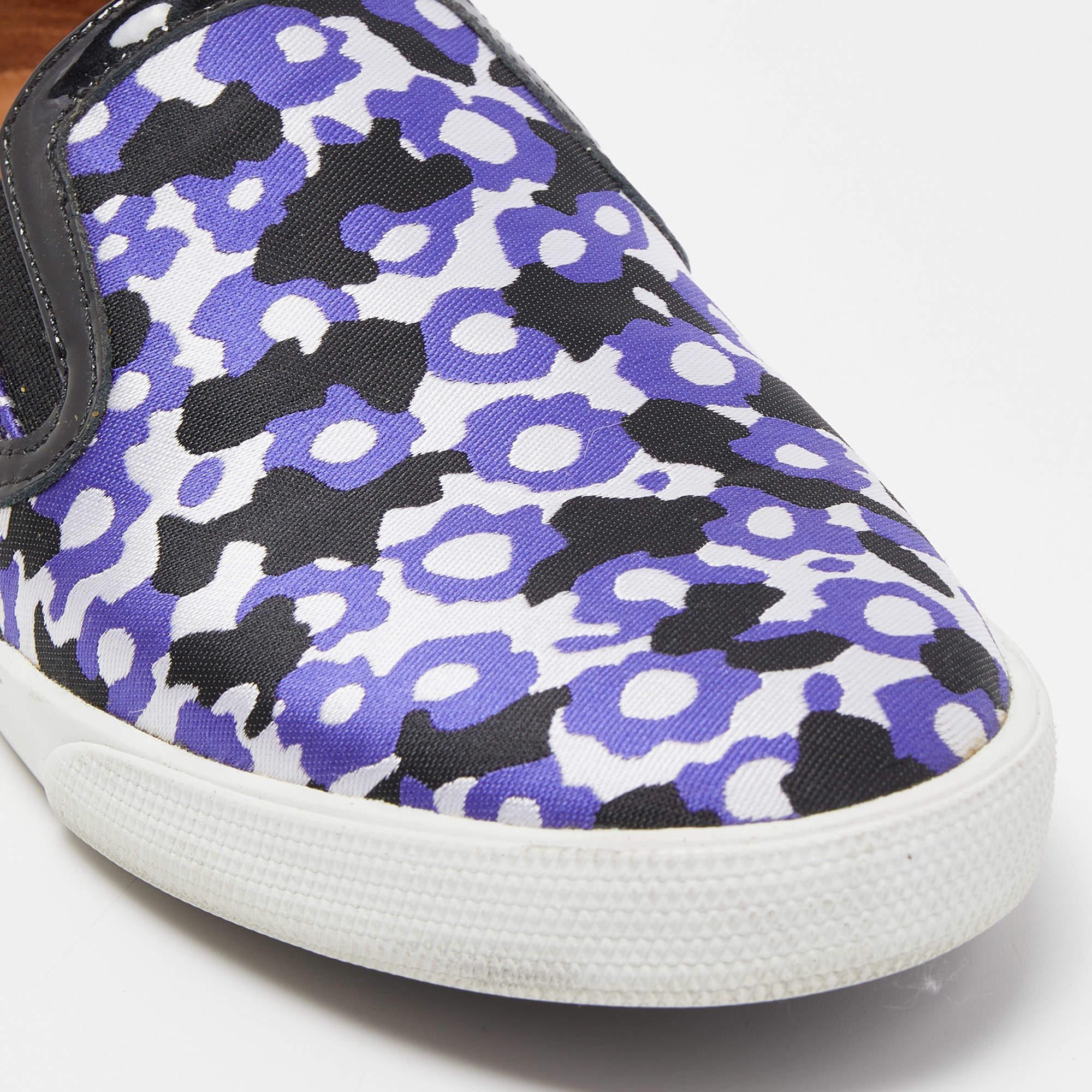 Jimmy Choo baskets à glisssière Demi et Patent multicolores, taille 37,5 en vente 3