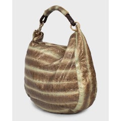 Jimmy Choo Multicolor Striped Leather Shoulder Bag