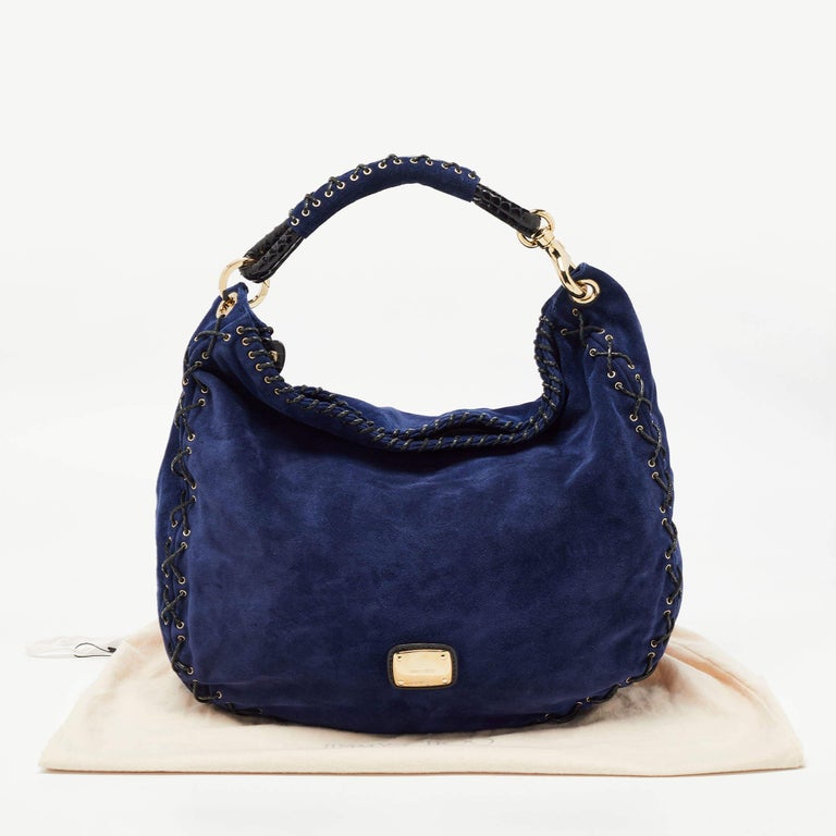 See By Chloé Tilda Small Whipstitched Leather And Suede Tote - Black