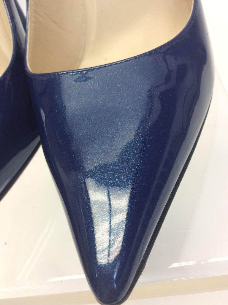 navy blue jimmy choo shoes