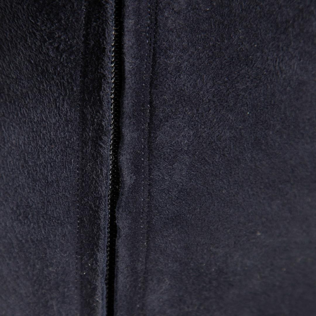 Women's Jimmy Choo Navy Suede Knee High Boots Size IT 38 For Sale