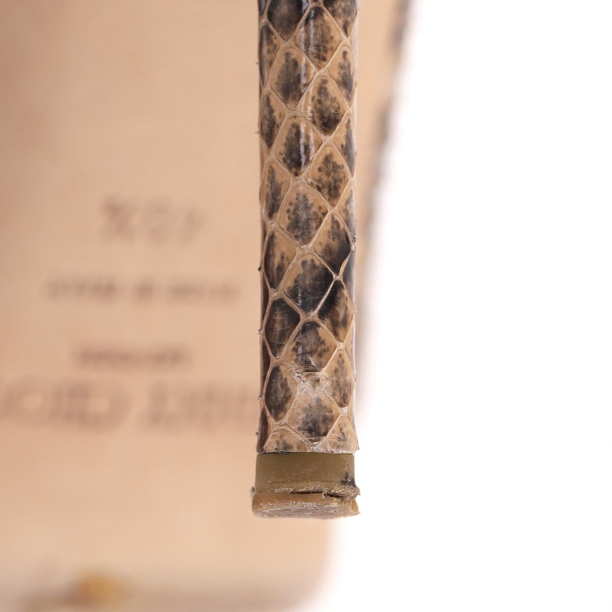 Jimmy Choo - Nova - Escarpins à bouts pointus en peau de serpent en vente 5