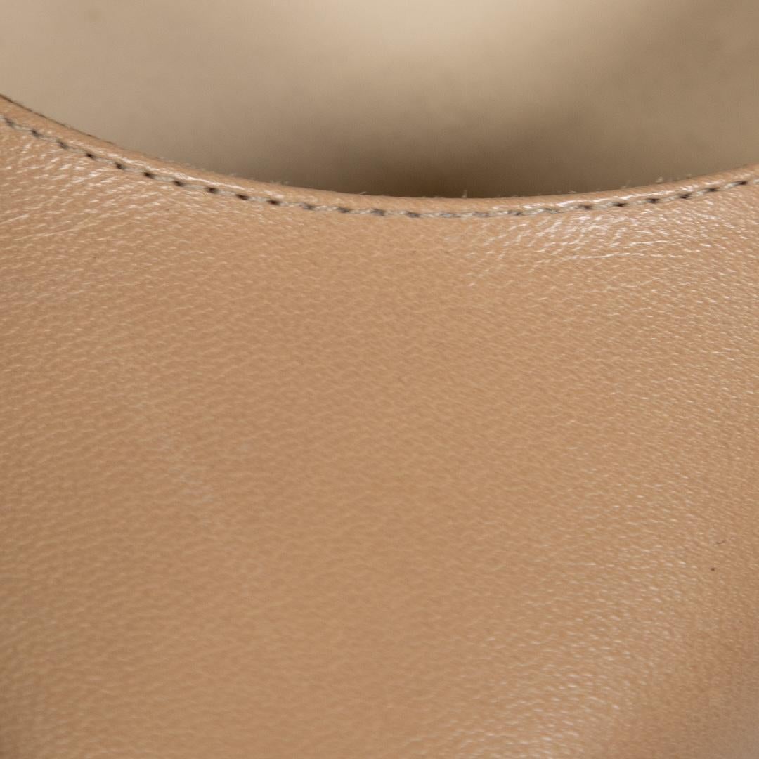 Women's Jimmy Choo Nude Leather Pumps Size IT 39