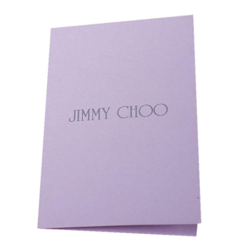 Jimmy Choo - Sac à bandoulière en cuir perforé rose nude avec boucle Bardia en vente 4