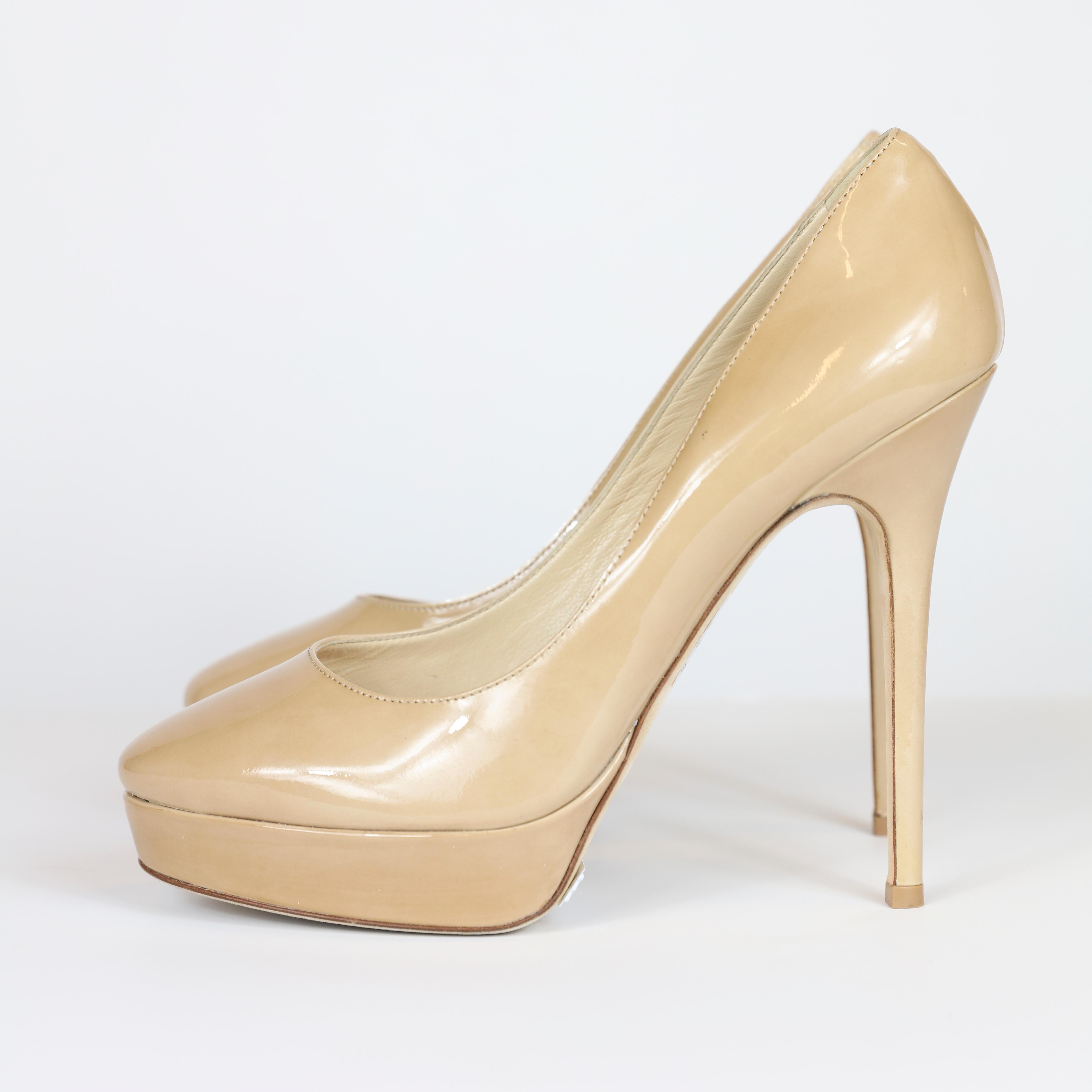 Classic nude stiletto heels