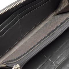 Jimmy Choo Olive Green Patent Leather Star Studded Zip Around Wallet