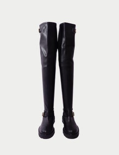 Jimmy Choo Over-the-Knee Leather Boots - EU 40