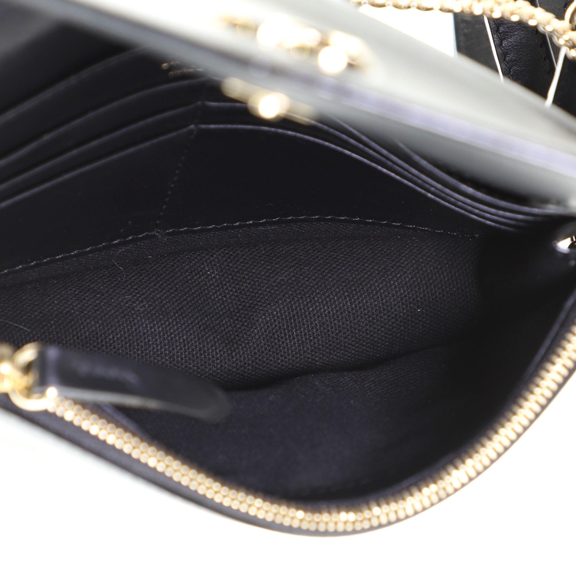 Jimmy Choo Palace Kette Clutch aus Leder Mini 1