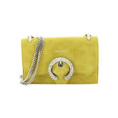 Jimmy Choo Paris Crossbody Bag Suede with Crystals Mini