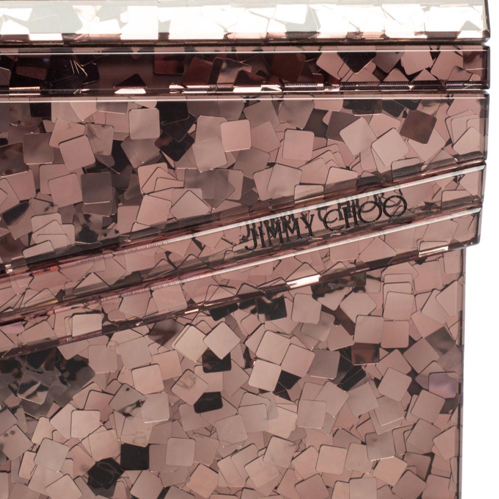 Jimmy Choo Rosa Acryl Candy Chain Clutch 1