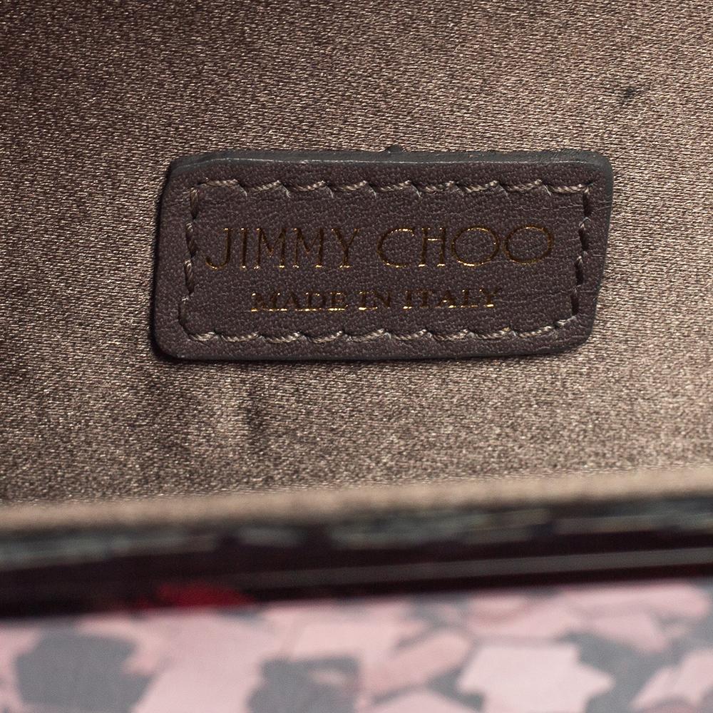 Jimmy Choo Pink Acrylic Candy Chain Clutch 1