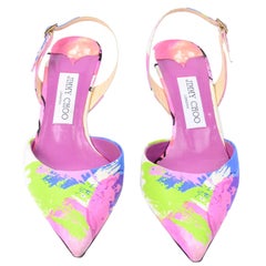 Zapatos de tacón Jimmy Choo Rosa Floral Slingback