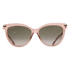 Jimmy Choo Pink Gradient Cat Eye Sunglasses