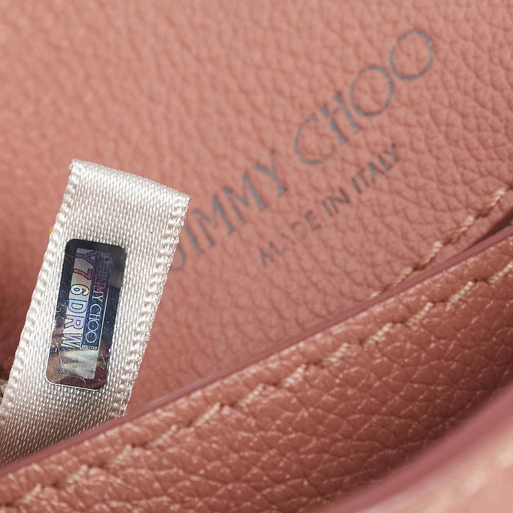 Jimmy Choo Pink Leather XB Marianne Shoulder Bag 4
