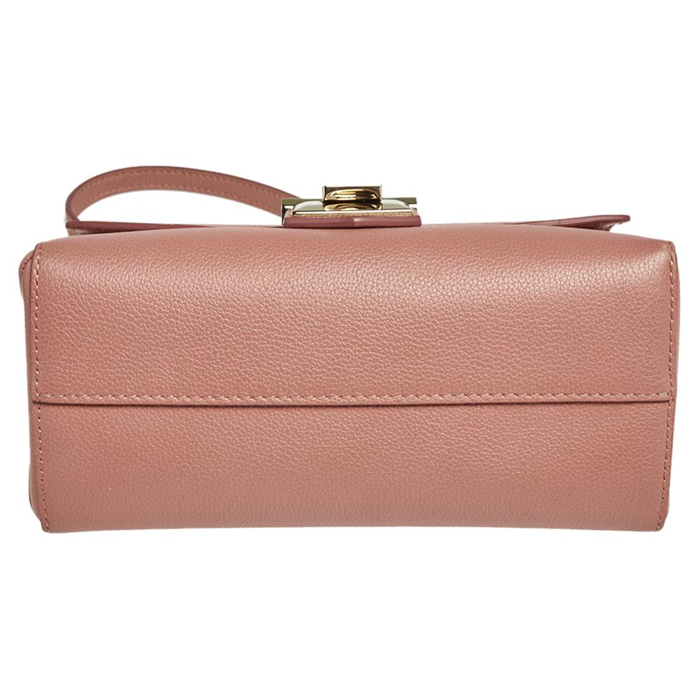 Women's Jimmy Choo Pink Leather XB Marianne Shoulder Bag