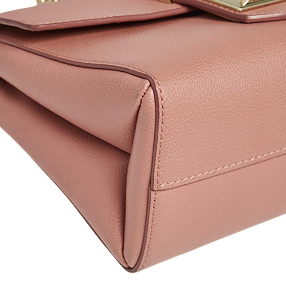 Jimmy Choo Pink Leather XB Marianne Shoulder Bag 1