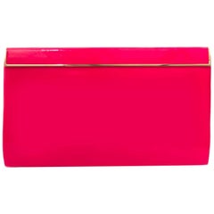 Jimmy Choo Pink Patent Clutch