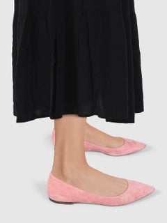 Jimmy Choo Pink Pointed Toe Flats Size IT 38