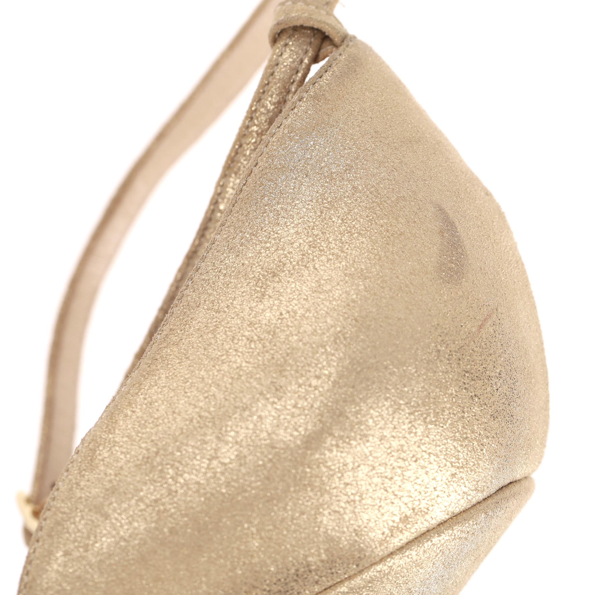 Jimmy Choo - Sandales métalliques à nœuds embellies par des pois en vente 4