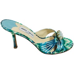 Jimmy Choo Printed Mule Pumps