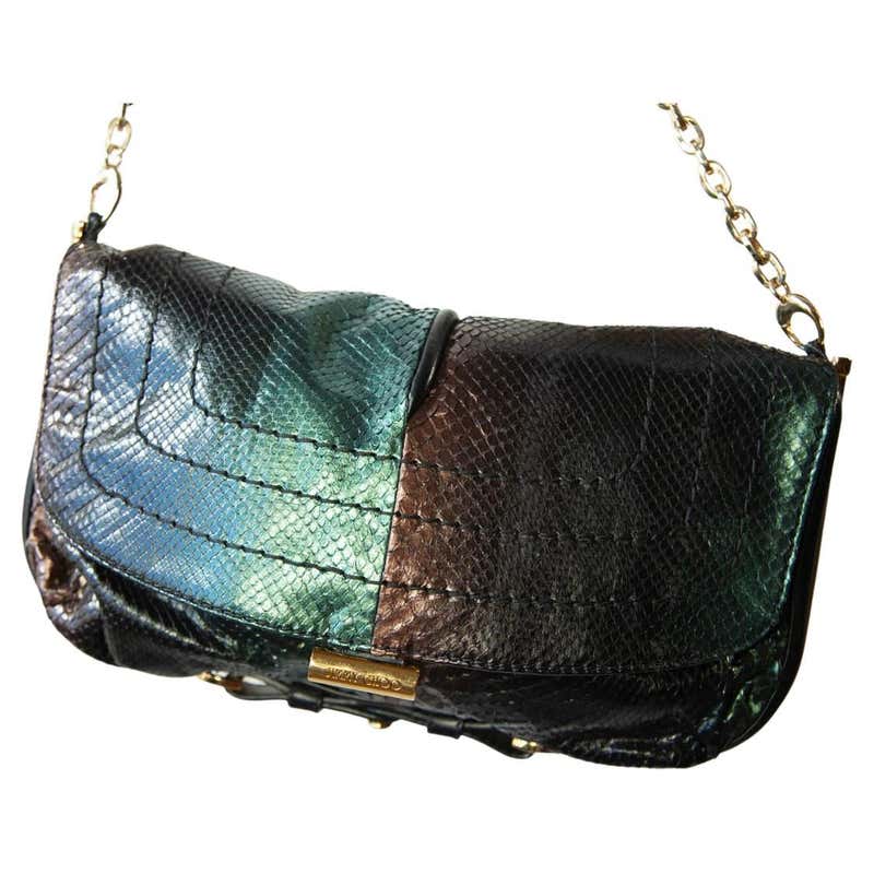 Jimmy Choo Python Brown Bag at 1stDibs | jimmy choo brown bag