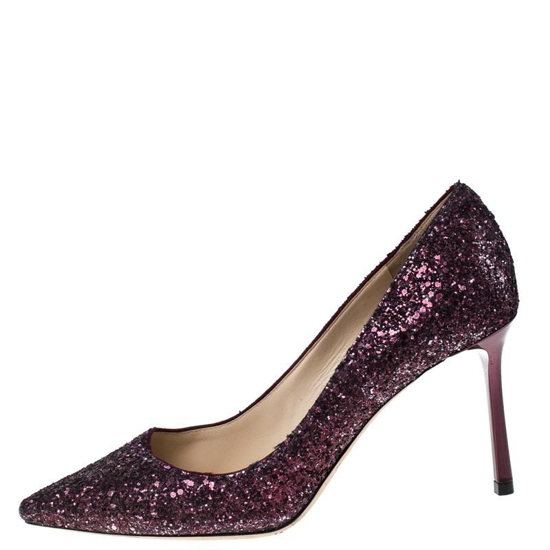 jimmy choo purple heels