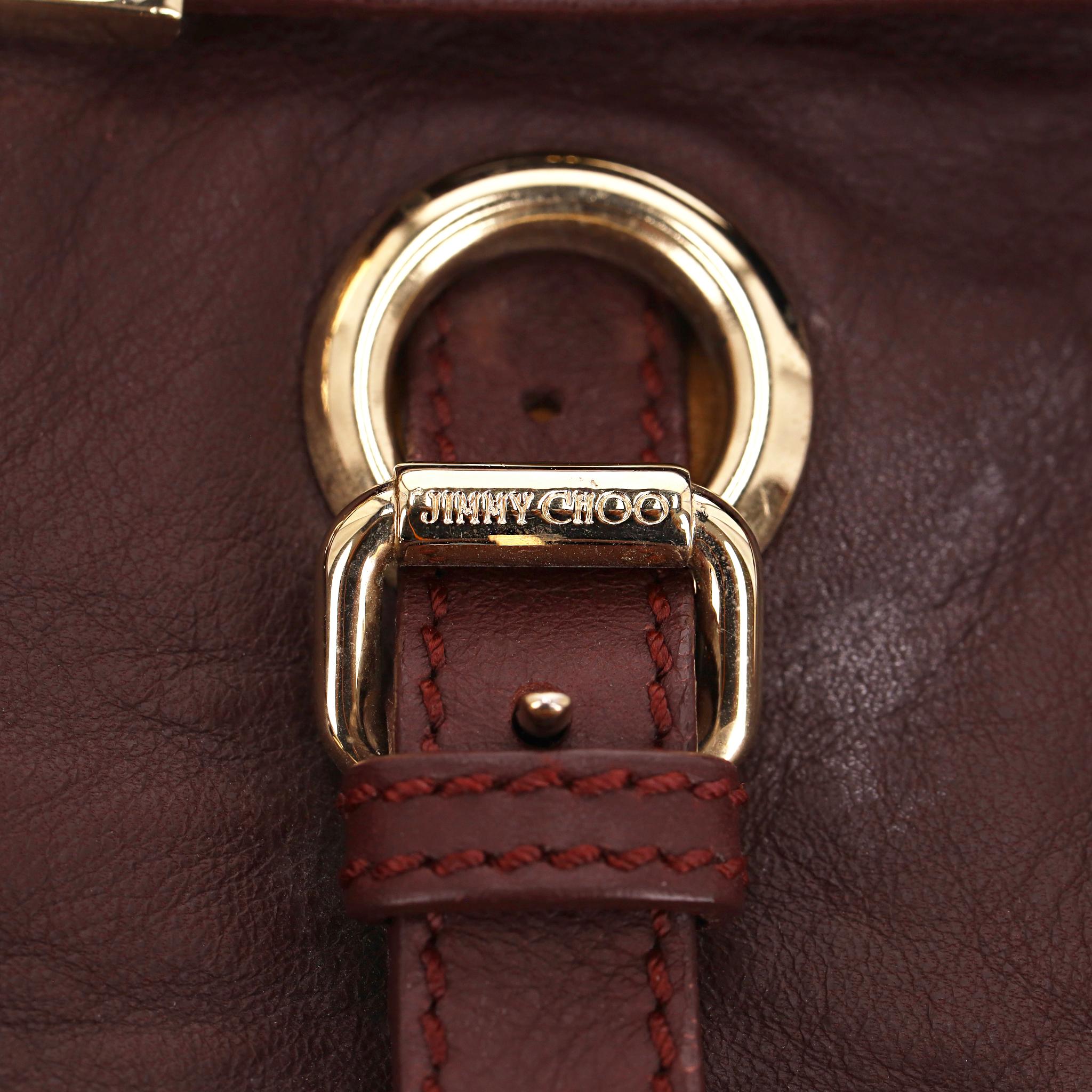 Jimmy Choo Ramona Leather Tote Bag For Sale 2