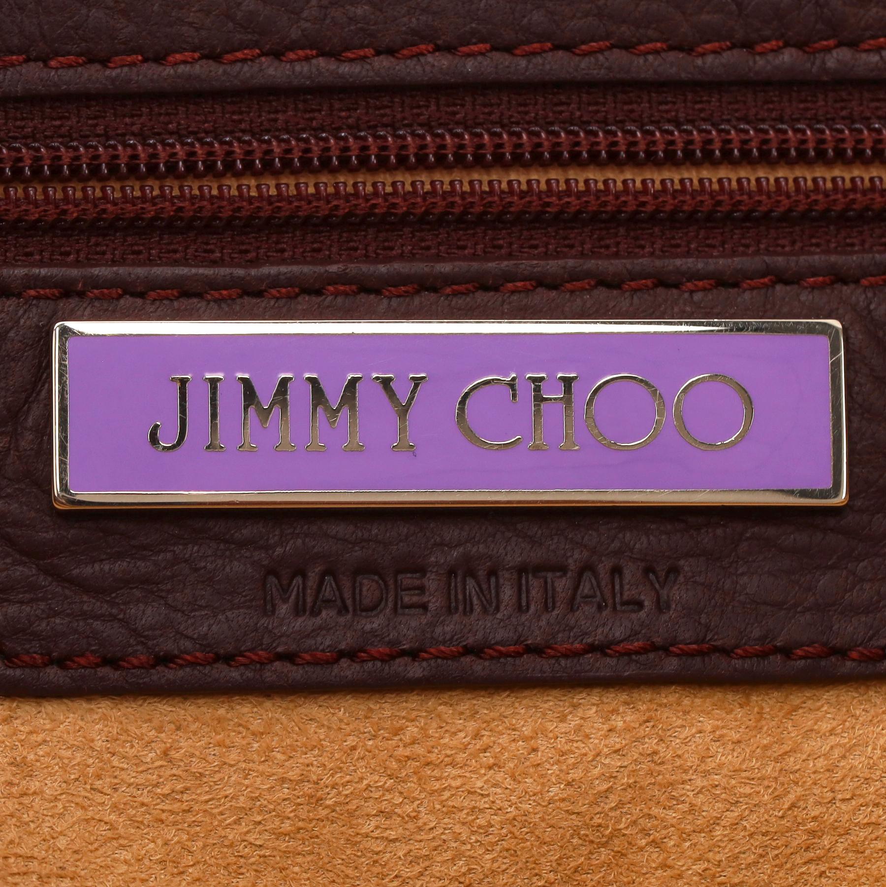 Jimmy Choo Ramona Leather Tote Bag For Sale 3