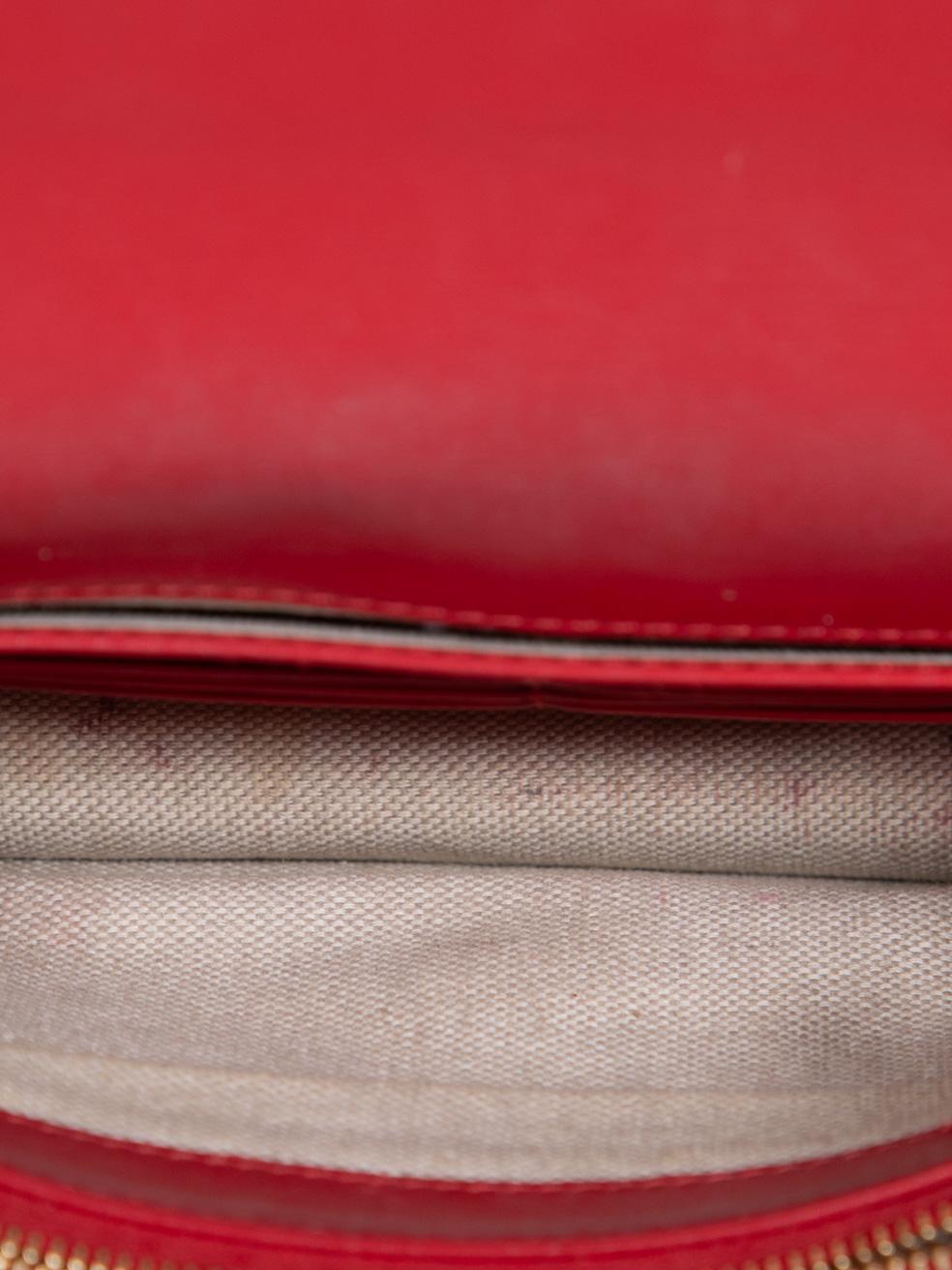 Jimmy Choo Red Leather Palace Bag 2