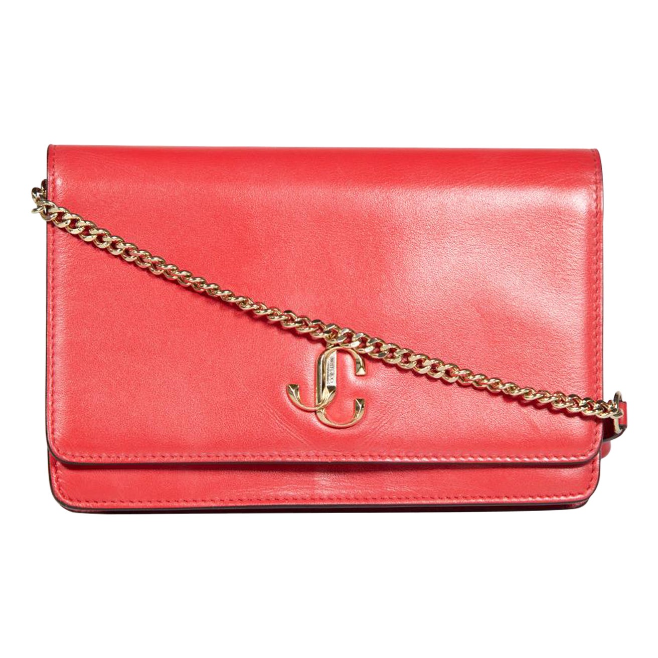 Jimmy Choo Red Leather Palace Bag
