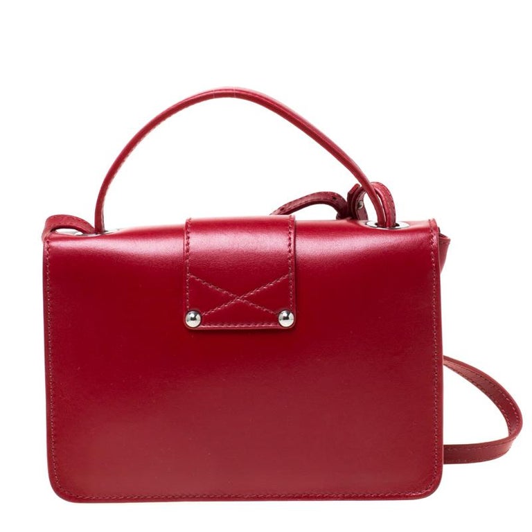 Jimmy Choo Red Leather Rebel Crossbody Bag For Sale at 1stDibs