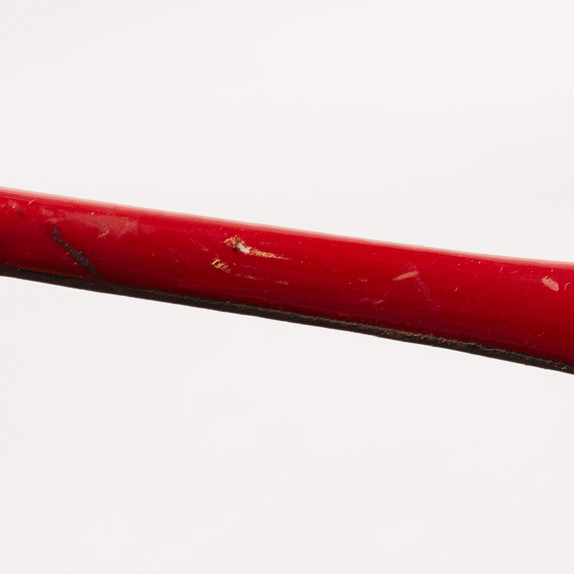 Escarpins à plateforme Jimmy Choo en cuir verni rouge, taille 40 en vente 2
