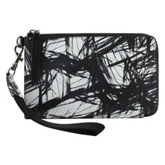 Jimmy Choo Rofu Wristlet Clutch Printed Leather