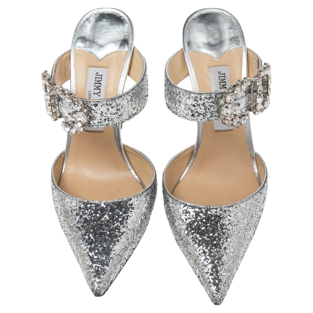 jimmy choo crystal embellished heels