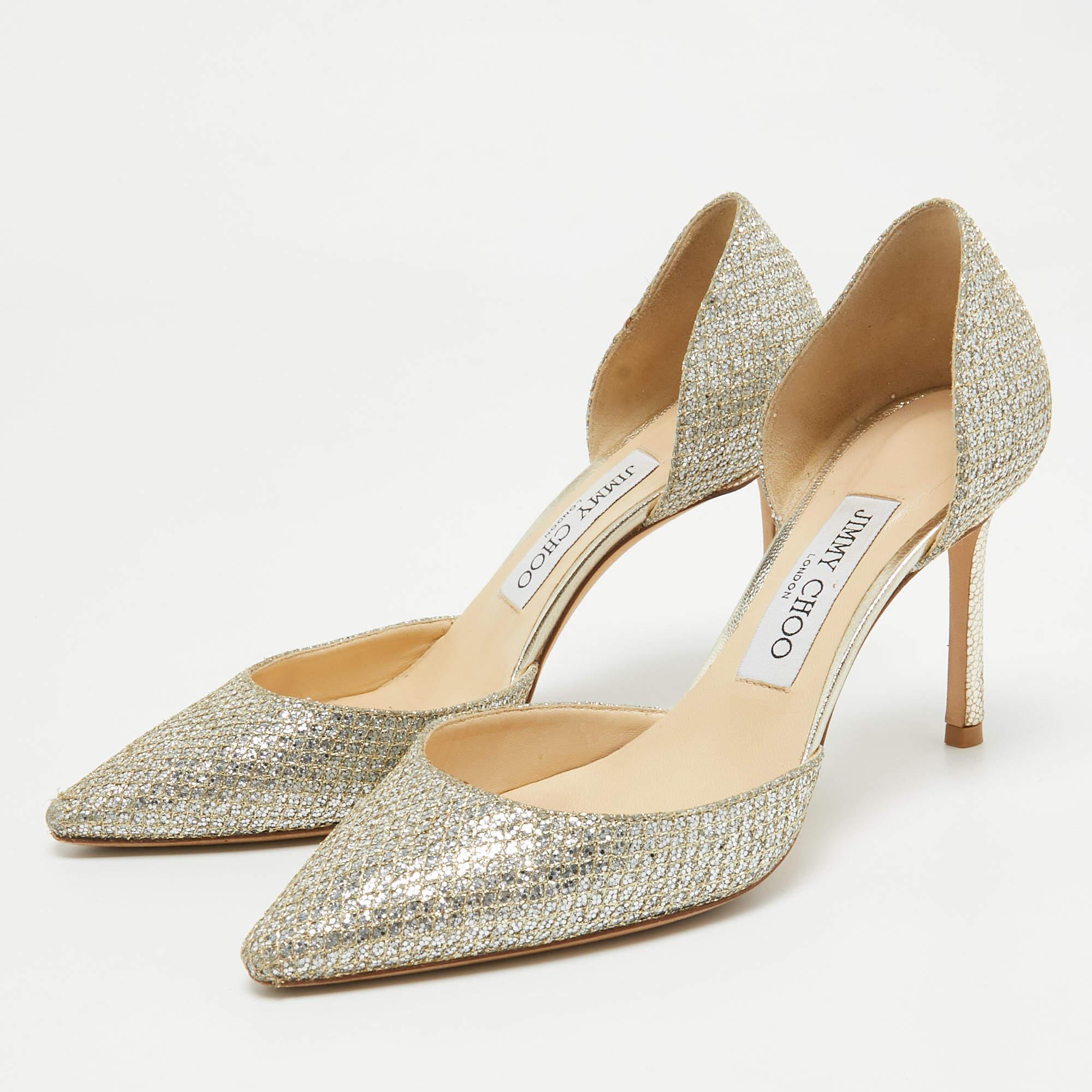 Discover footwear elegance with these Jimmy Choo womens pumps. Meticulously designed these heels marry fashion and comfort ensuring you shine in every setting.